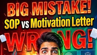 Statement of Purpose vs Motivation Letter for Study Abroad | 100% AI to 3.5% AI