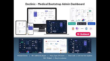 Best Responsive Medical Dashboard with Bootstrap UI Kit – Doclinic