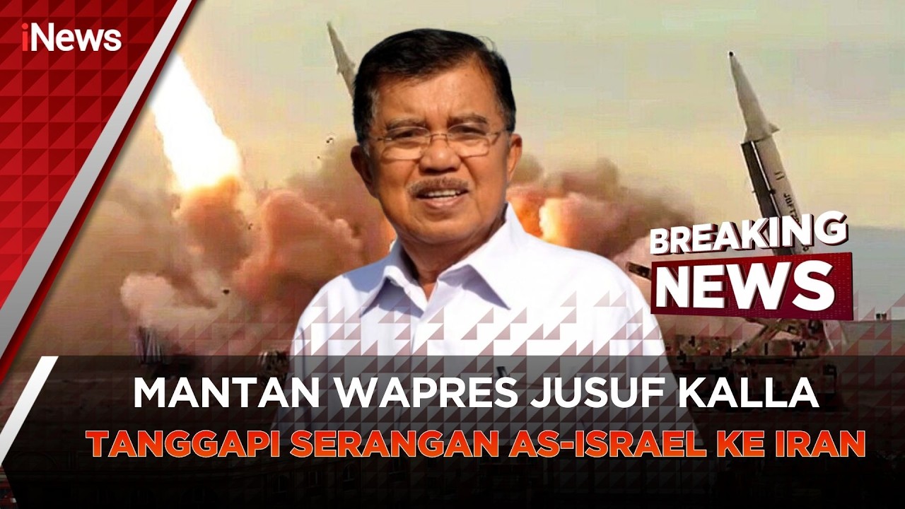 🔴[BREAKING NEWS] PERNYATAAN JUSUF KALLA SOAL SERANGAN AS-ISRAEL KE IRAN (01/03)
