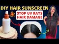 Homemade Sunscreen For Hair | Stop UV Rays Sun Damage