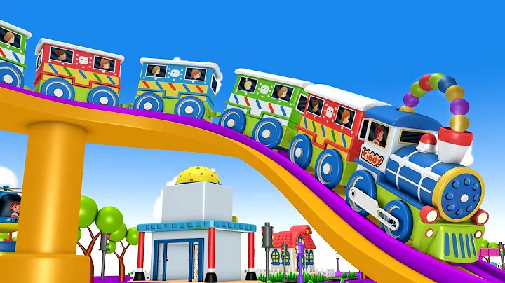 Toy Train Fun Ride: Toy Factory Cartoon Train for ...