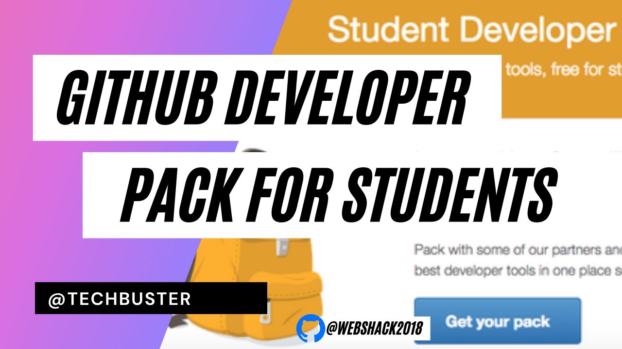 How to Create GitHub Student Developer Pack Account In 2021 | GitHub ...