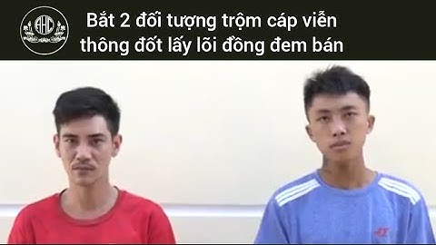 Bắt 2 đối tượng trộm cáp viễn thông đốt lấy lõi đồng đem bán