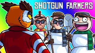 Shotgun Farmers Funny Moments - Our Characters In Snowman Prop Hunt