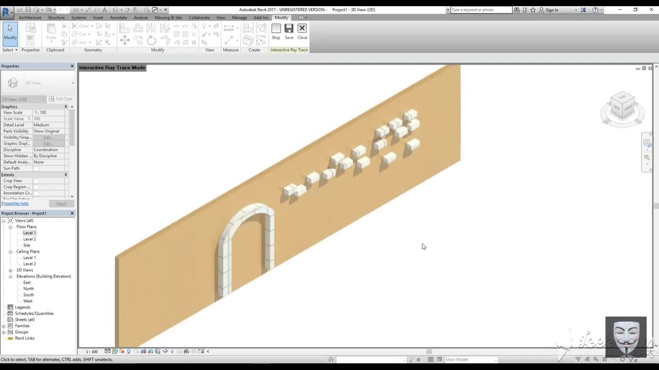 Cut In Place Model In Revit Model in place in Revit Part 3 for beginners - YouTube
