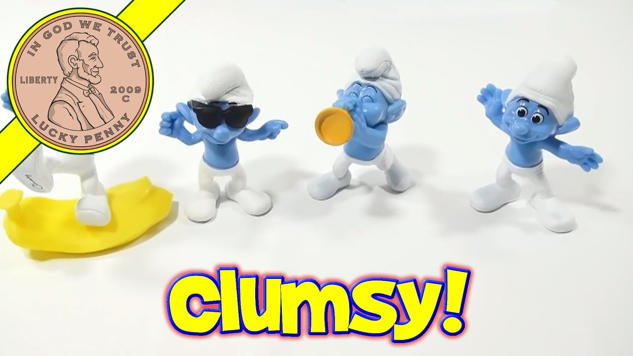 Clumsy #9 2013 The Smurfs 2 McDonalds Happy Meal Toy 