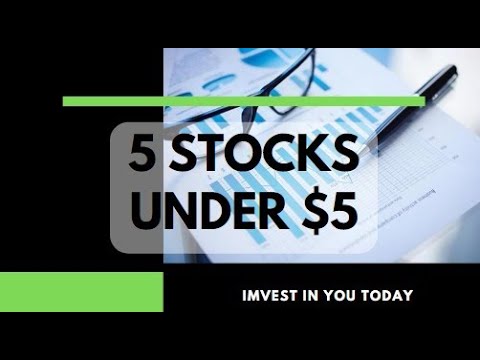 Top 5 Stocks Under $5 | Part 1 - YouTube