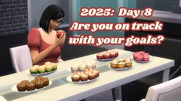 One week in 2025. Have you taken any steps toward your goal? #personalgrowth #sims4 #motivation