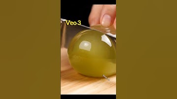 @sand_box Asmr Glass fruits KIWI Cutting veo 3 Ai video generator #ai #veo3  #veo2