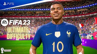 FIFA 23 - Poland vs France - | Round of 16 | FIFA World Cup  | Ultimate Difficulty | PS5™ [4K ]