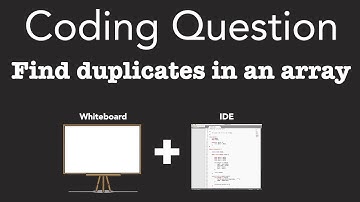 Coding Question: Find duplicates in an array