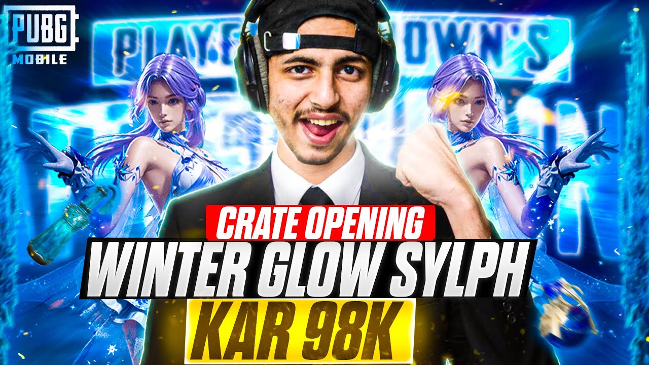 🔴Live🔴Winterglow Syplh Crate Opening | 64000+ UC | Lets Try Our Luck
