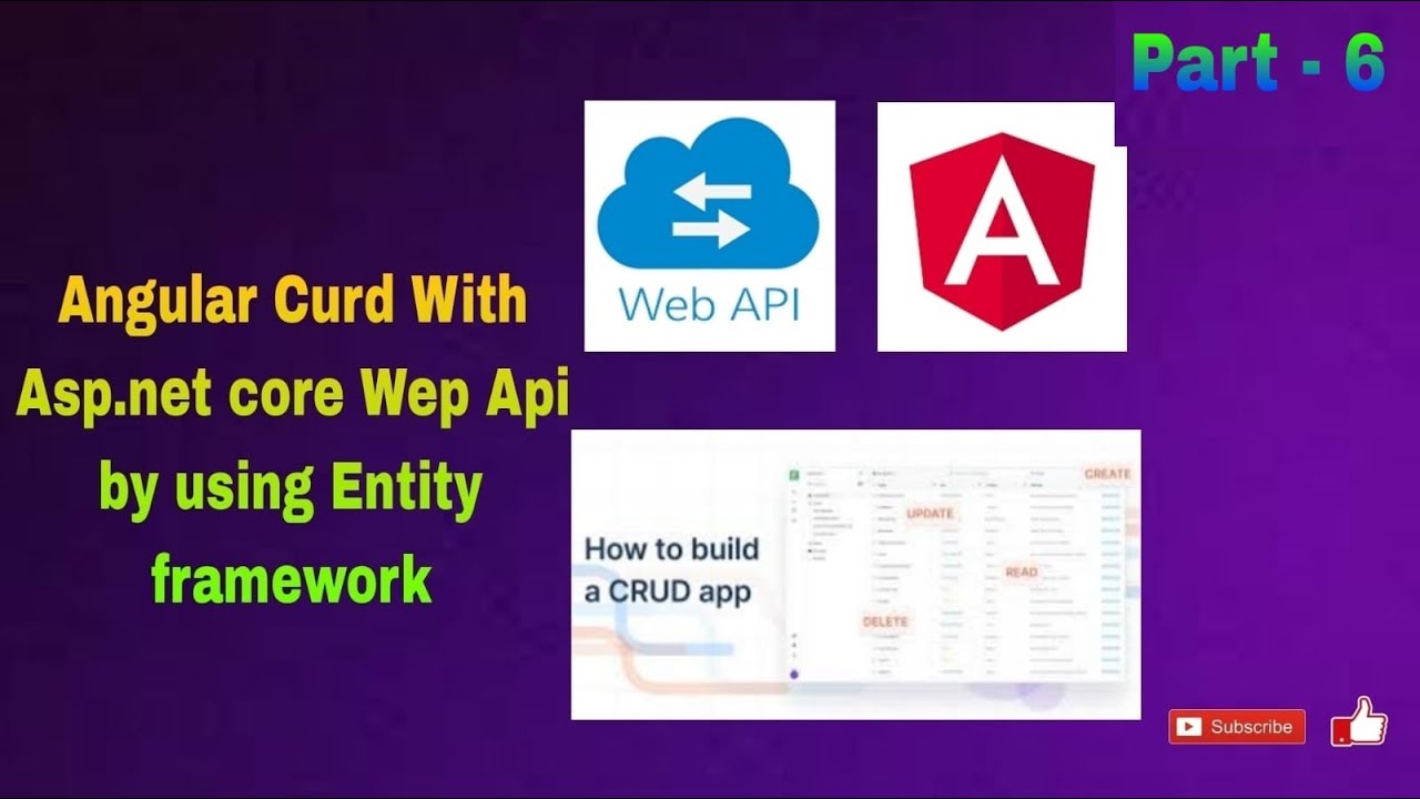 Part-6 Angular Curd Operations with Asp .NET Core Web API by using ...