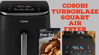 COSORI Air Fryer TurboBlaze 6.0-Quart Compact Airfryer Unboxing First Look & Cook