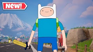NEW FINN THE HUMAN Skin Gameplay In Fortnite! (Adventure Time)