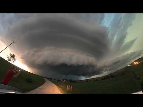 Kansas Gone WILD Again! Amazing Supercell and Tornado Time Lapse - June 10, 2026