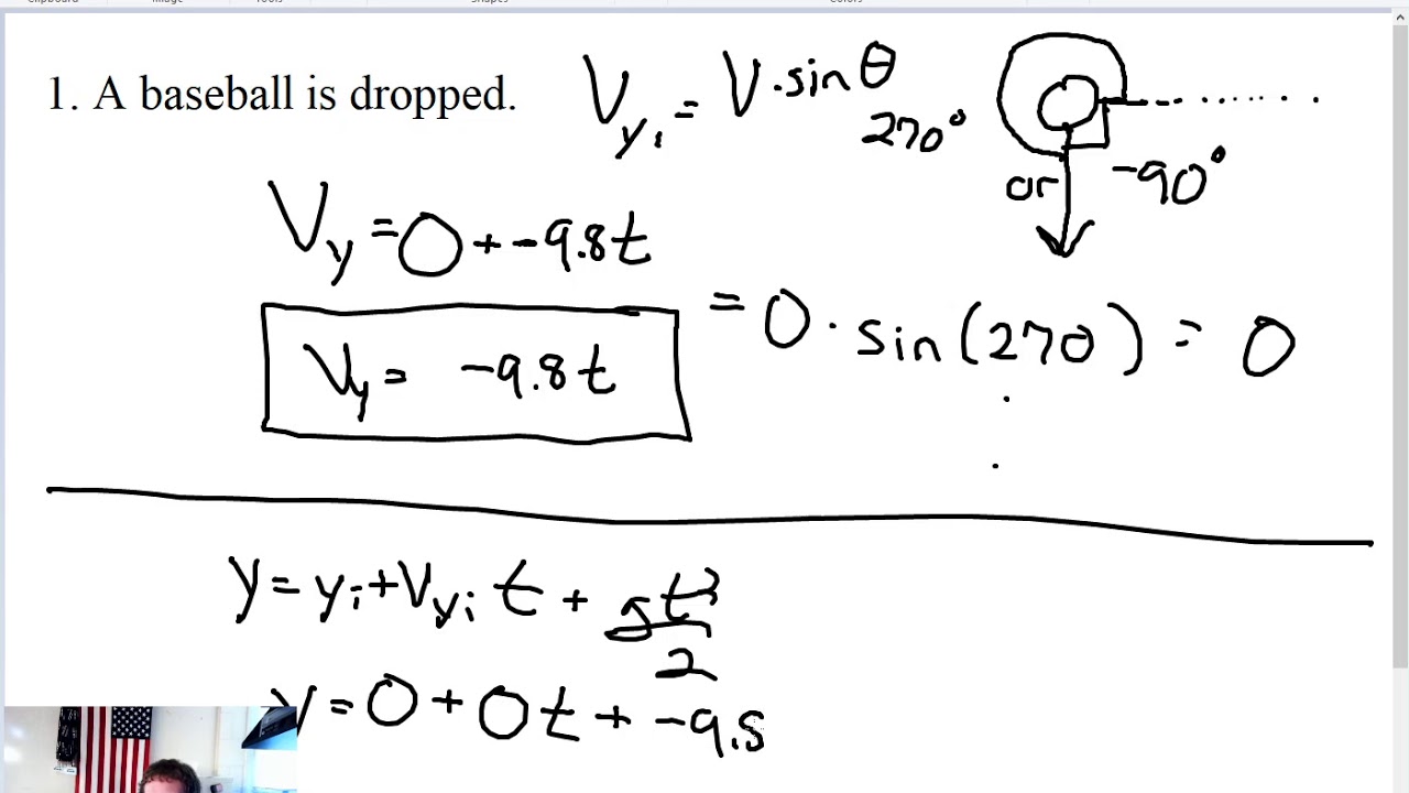 Checking your Writing Vertical Equations of Motion Assignment - YouTube