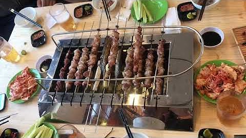 Bếp Nướng Than Hoa Không Khói Tự Xoay Không Cần Lắp Đặt Hệ Thống Ông Hút Khói Tại Bàn : 0984.548.400