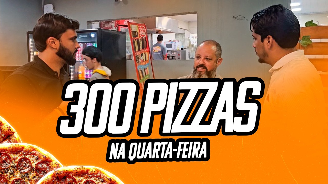 Essa Pizzaria vendi de 300 a 350 pizzas em uma quarta feira - Descubra como