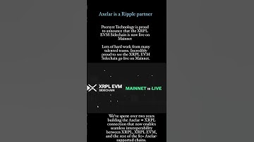 Peersyst Technology announced that the XRPL EVM Sidechain is live on Mainnet