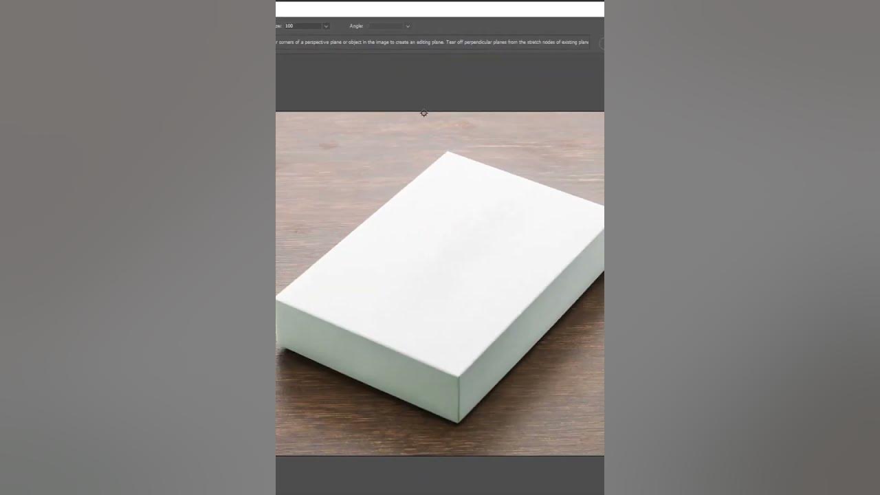 Box Mockup Using Vanishing Points in Photoshop || Photoshop Tutorial #shorts