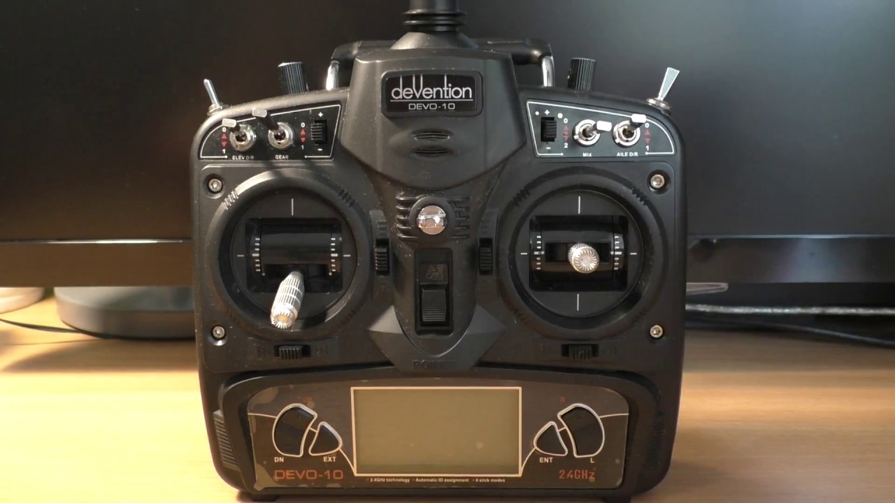 Пуль DEVO 10  - подпружиниваем стик (change MODE)