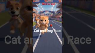 Cat vs Dog | Who Wins? | Crazy Race 🐱🐶🔥 #shorts #viral #cats #dog