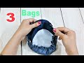 3 Easy and Beautiful Jeans Hand Bag | Old Cloth Reuse Ideas