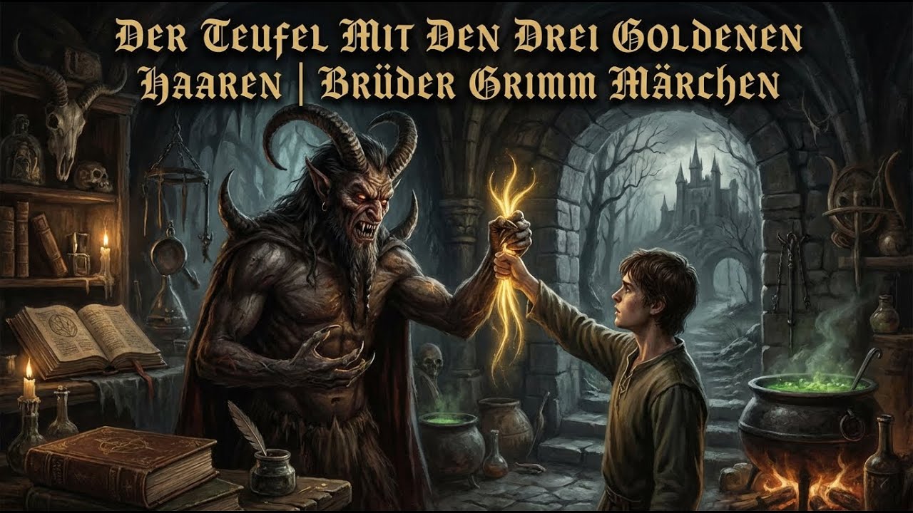 Der Teufel mit den drei goldenen Haaren | Brüder Grimm Märchen für Erwachsene (Deutsch, Hörbuch)