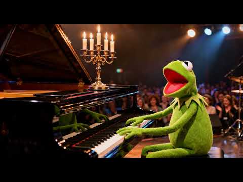He sings and plays piano — AI video with synced audio.