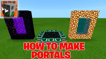 HOW to Make a Portal to NETHER, HEAVEN and END in Craftsman Building Craft