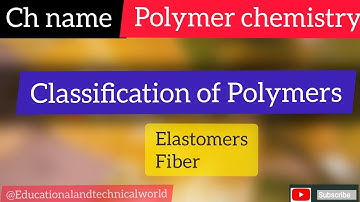 Classification of Polymers Based on forces ||polymer chemistry