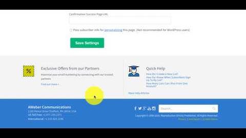 How To Disable Double Opt-in For Aweber