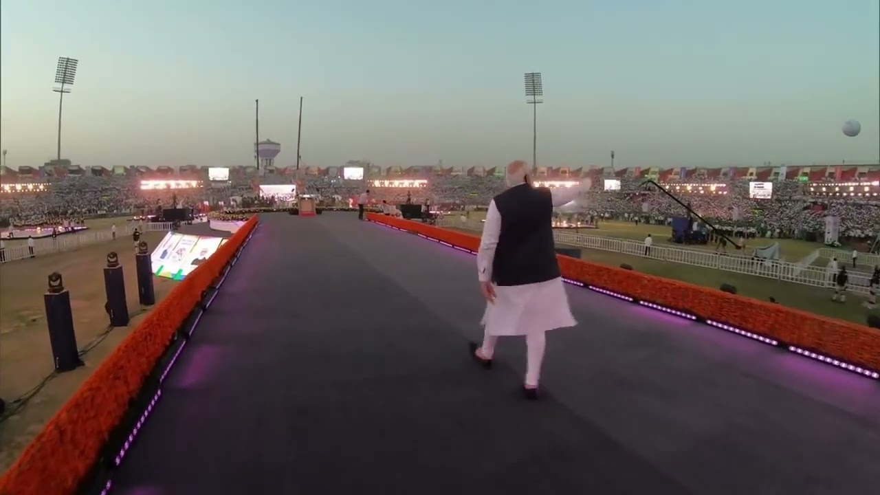 Electrifying atmosphere at khel mahakumbh in, gujarat.