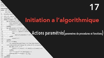 Cours Algo( Les paramètres d