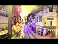 360° VR | Stunning 4K Train Passing at Hanoi Train Market 2024