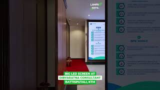 Transforming indoor visuals with our LDT COB P1.5 LED Display installed at Dibya Ratna Consultant