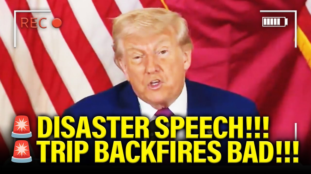 Trump has DISASTER PRESSER as Trip ENDS TERRIBLY