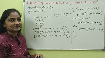 C-Language||Class-34|| Logical Operators in C ||Both in Telugu and English||Telugu Scit Tutorials