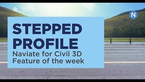 Stepped Profile in Naviate Road - Naviate for Civil 3D feature of the week