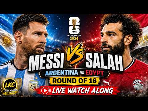 Argentina vs Egypt LIVE Watch Along | FIFA World Cup 2026 | Match Reaction and Analysis