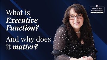 What is Executive Function and Why Does It Matter?