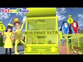 anak kecil yuta dan mio punya bus emas dan rumah mewah kaya raya | Sakura School Simulator