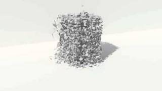 Rayfire building falling