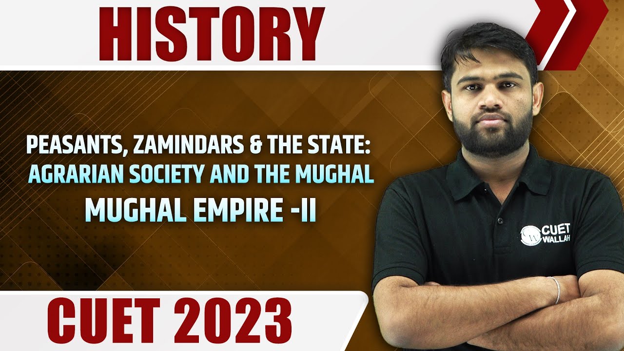 History PEASANTS, ZAMINDARS & THE STATE Agrarian Society and the