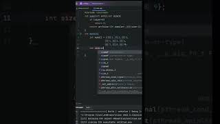 C++ |  calculator sum of array elements #programming #coding #codelife screenshot 4