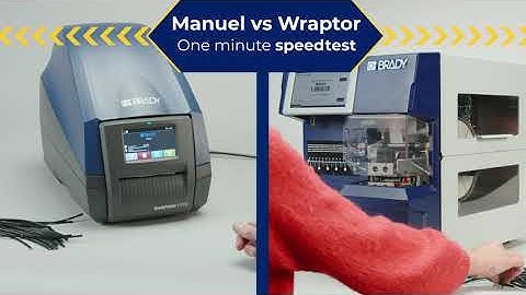 Brady Wraptor A6500 | Faster Cable Identification with Automation
