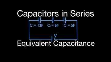 Capacitors (8 of 11) in Series, Calculating Equivalent Capacitance