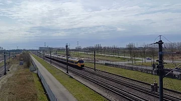 NS ICNG 3224 over de HSL bij Lage Zwaluwe!