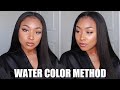 How to Dye Wigs Black Color Without Ruin the Lace & Knots | Water Color Method